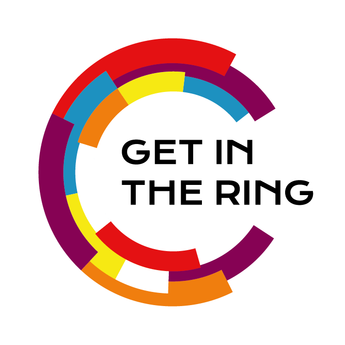 Get in the Ring Logo Black